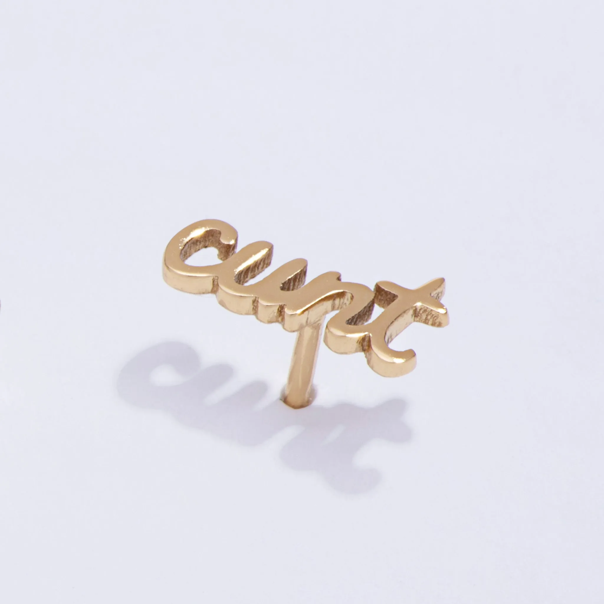 Cunt Script Studs sold by Modcloth product image thumbnail 4