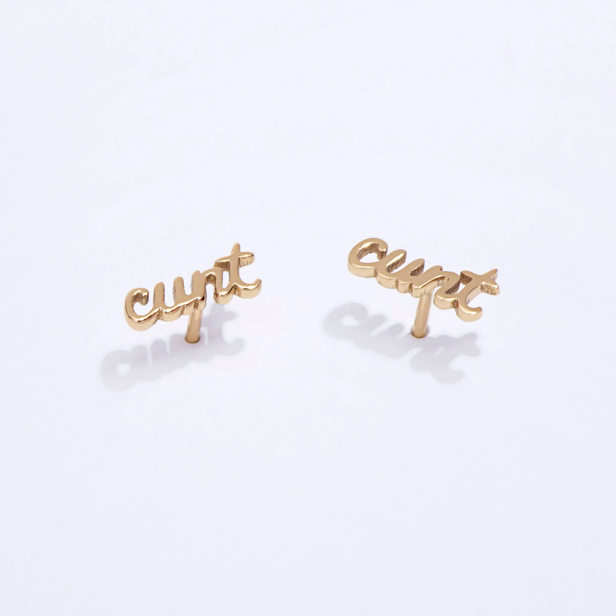 Cunt Script Studs sold by Modcloth product image thumbnail 2