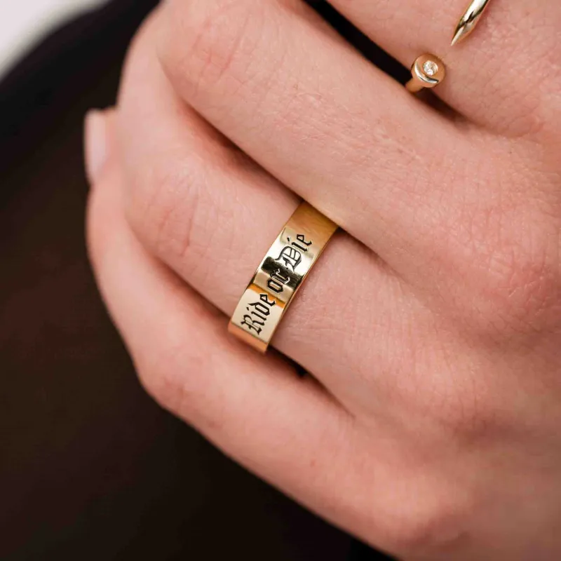 Ride or Die Eternity Band made by Modcloth