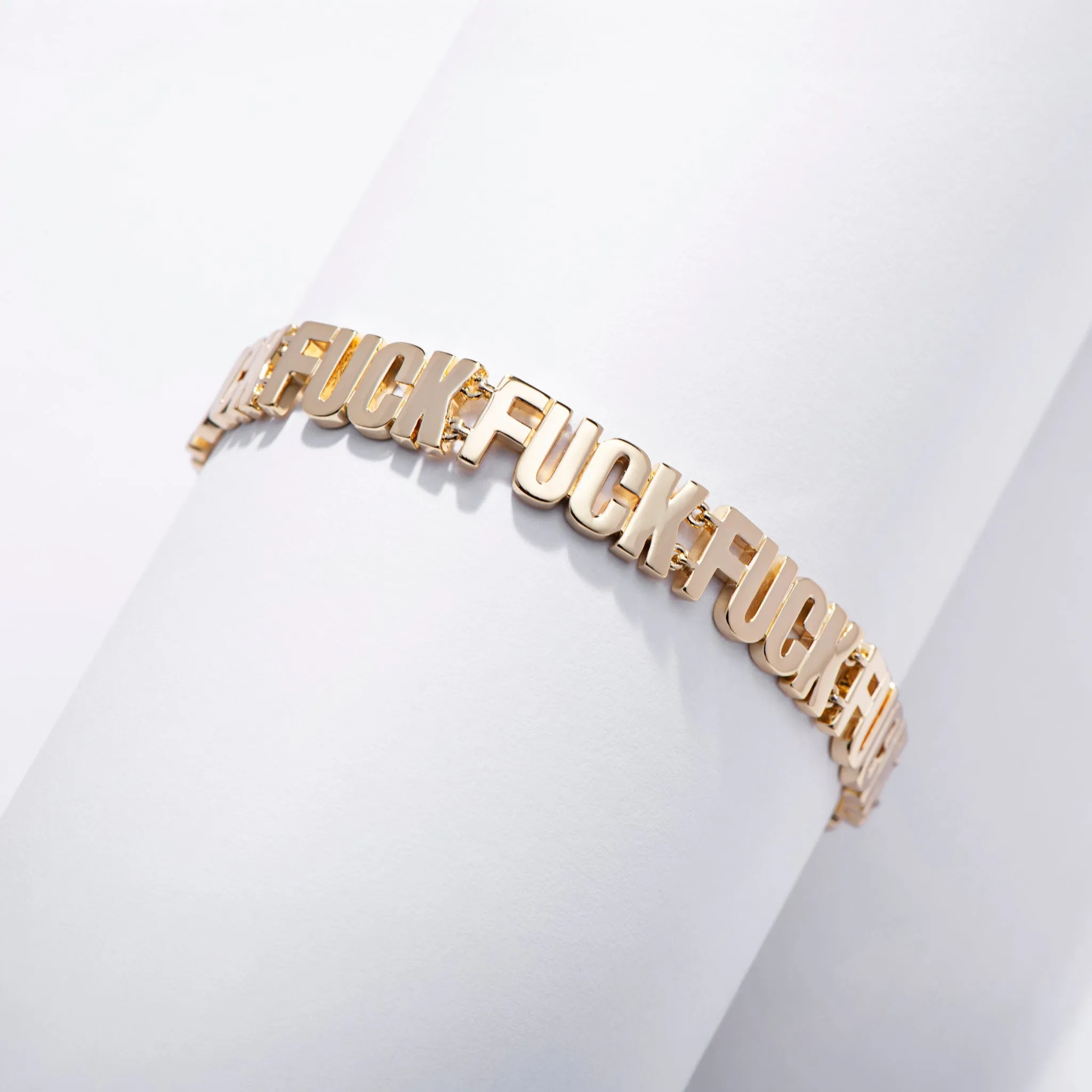 Fuck Fuck Fuck Chain Bracelet sold by Modcloth product image thumbnail 2