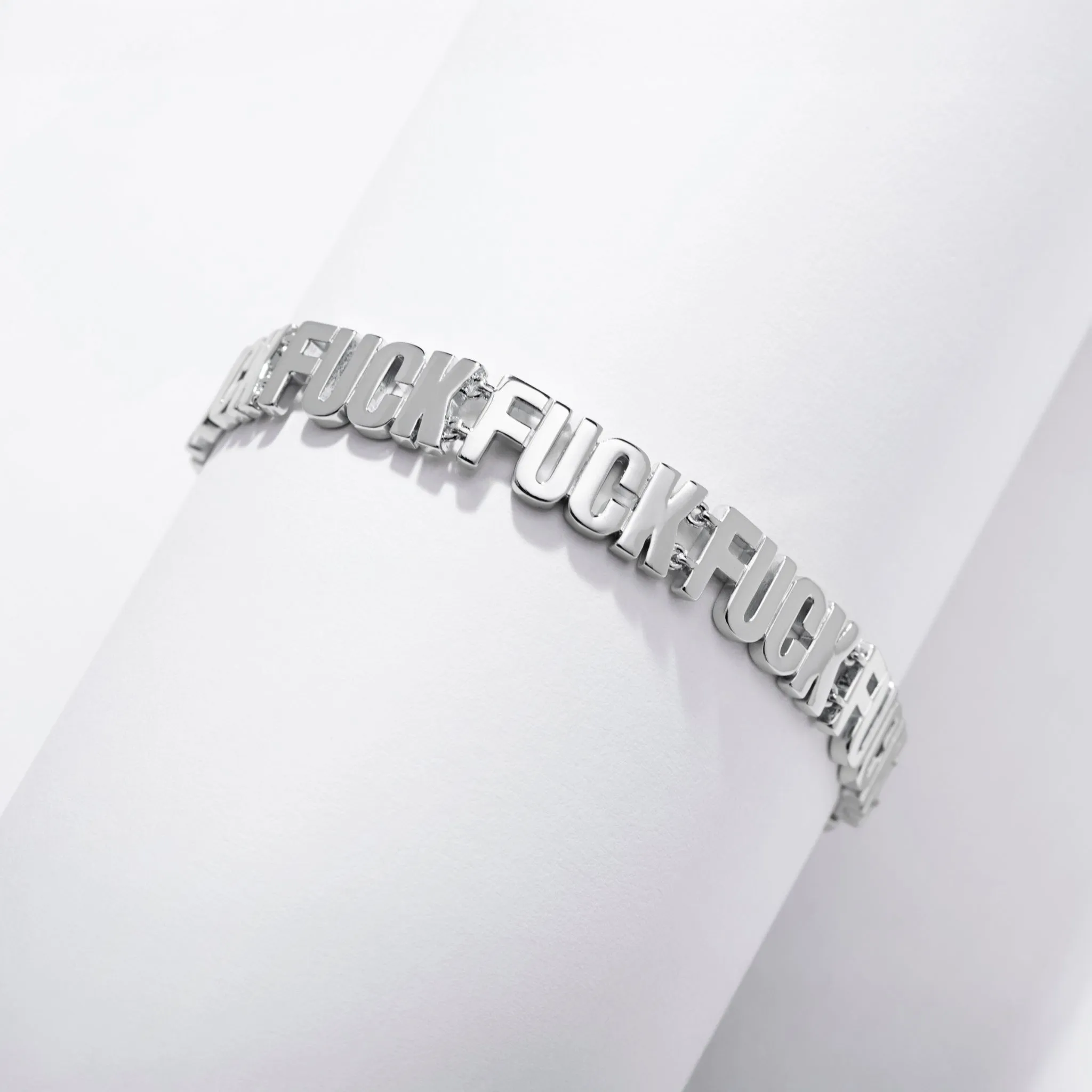 Fuck Fuck Fuck Chain Bracelet sold by Modcloth product image thumbnail 4