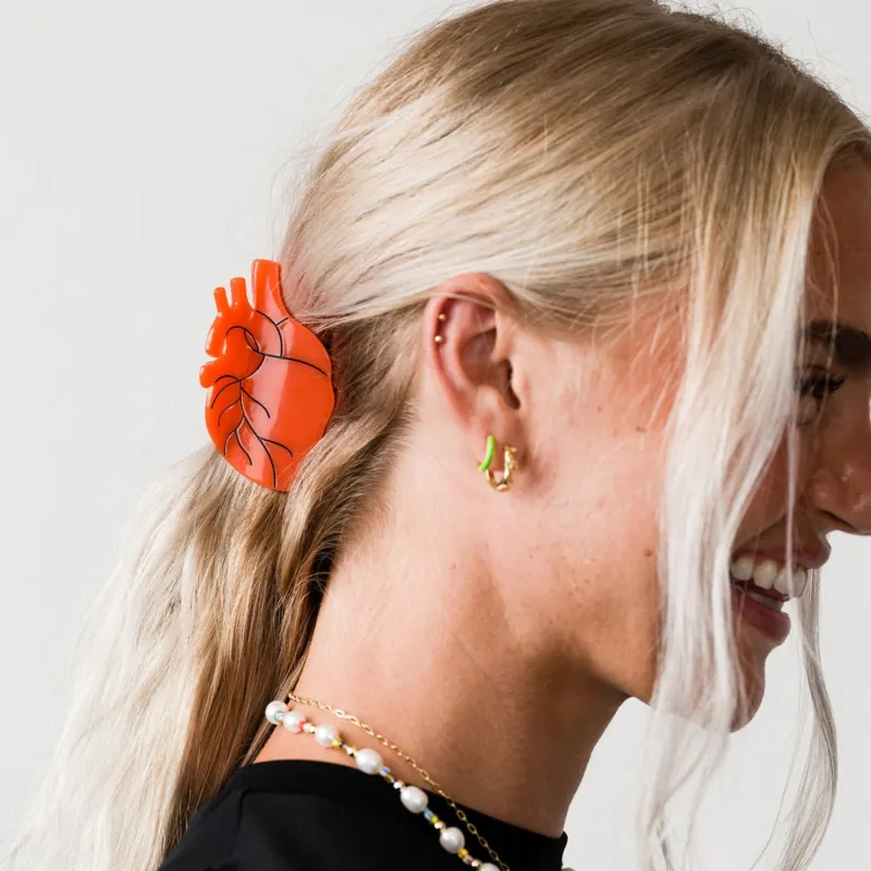 Anatomical Heart Hair Claw sold by Modcloth