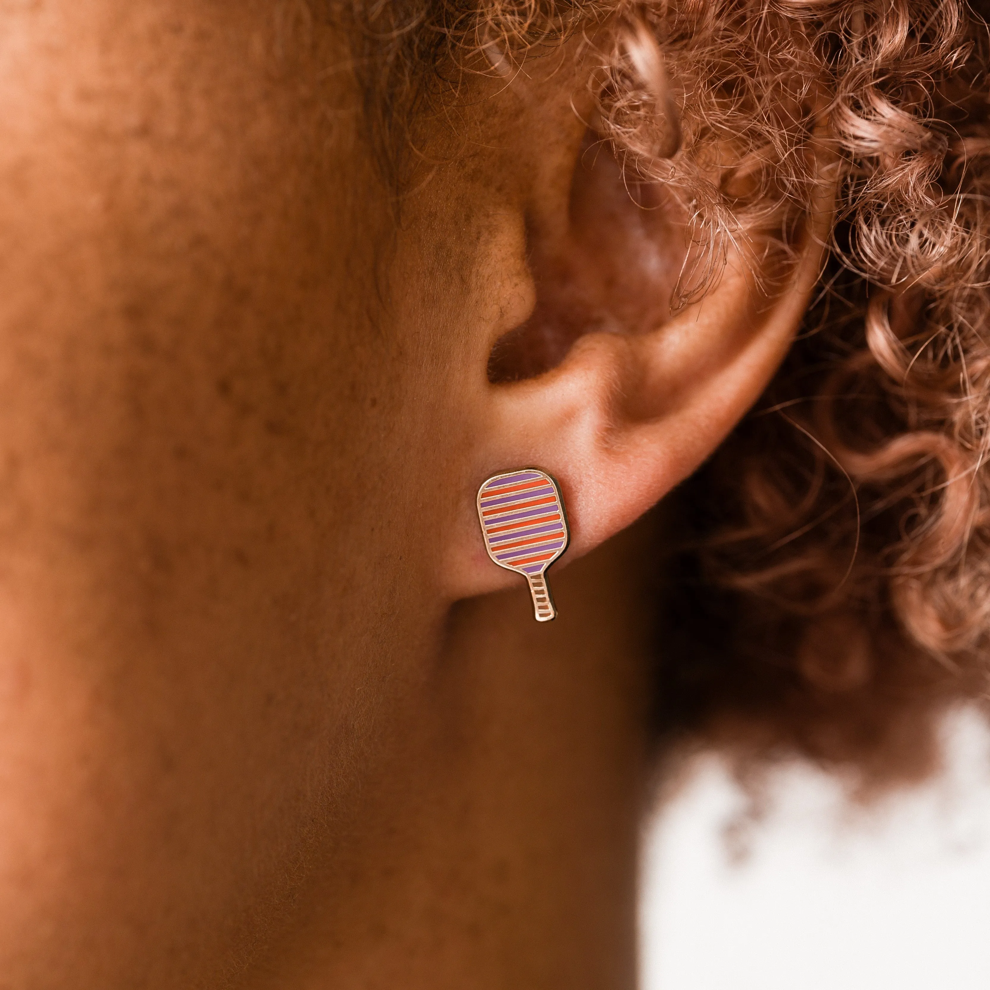 Pickleball Stud Earrings sold by Modcloth product image thumbnail 5