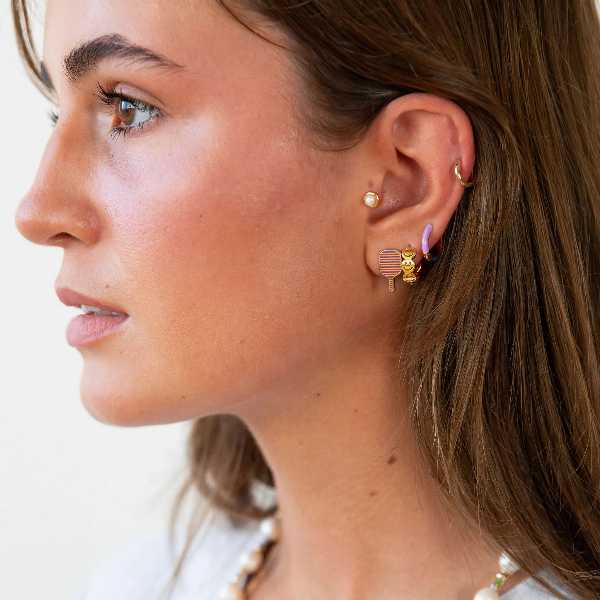 Pickleball Stud Earrings sold by Modcloth product image thumbnail 2