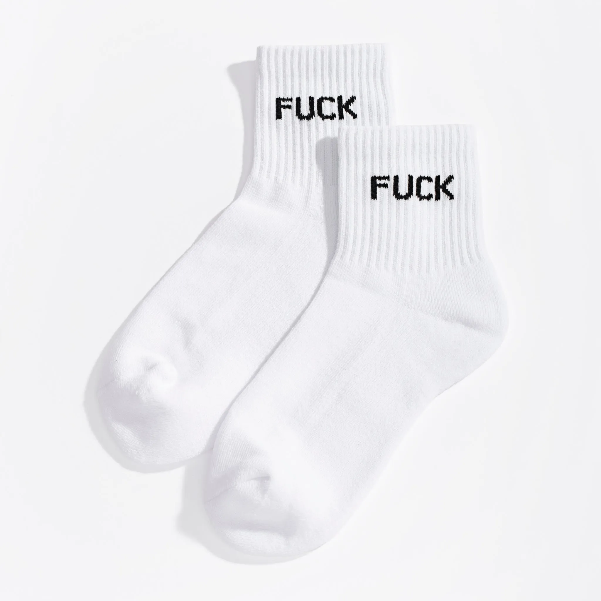 Fuck Quarter Crew Socks sold by Modcloth product image thumbnail 3
