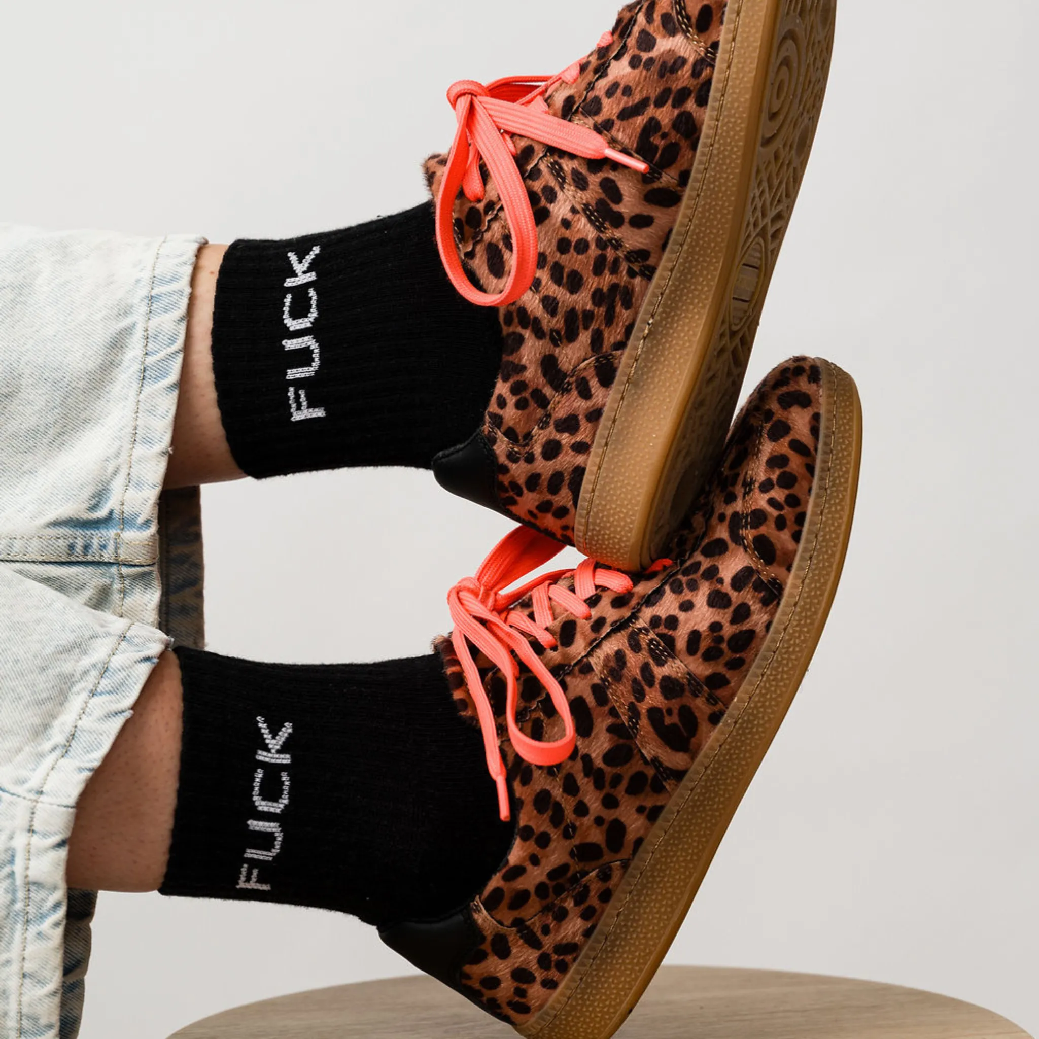 Fuck Quarter Crew Socks sold by Modcloth product image thumbnail 4