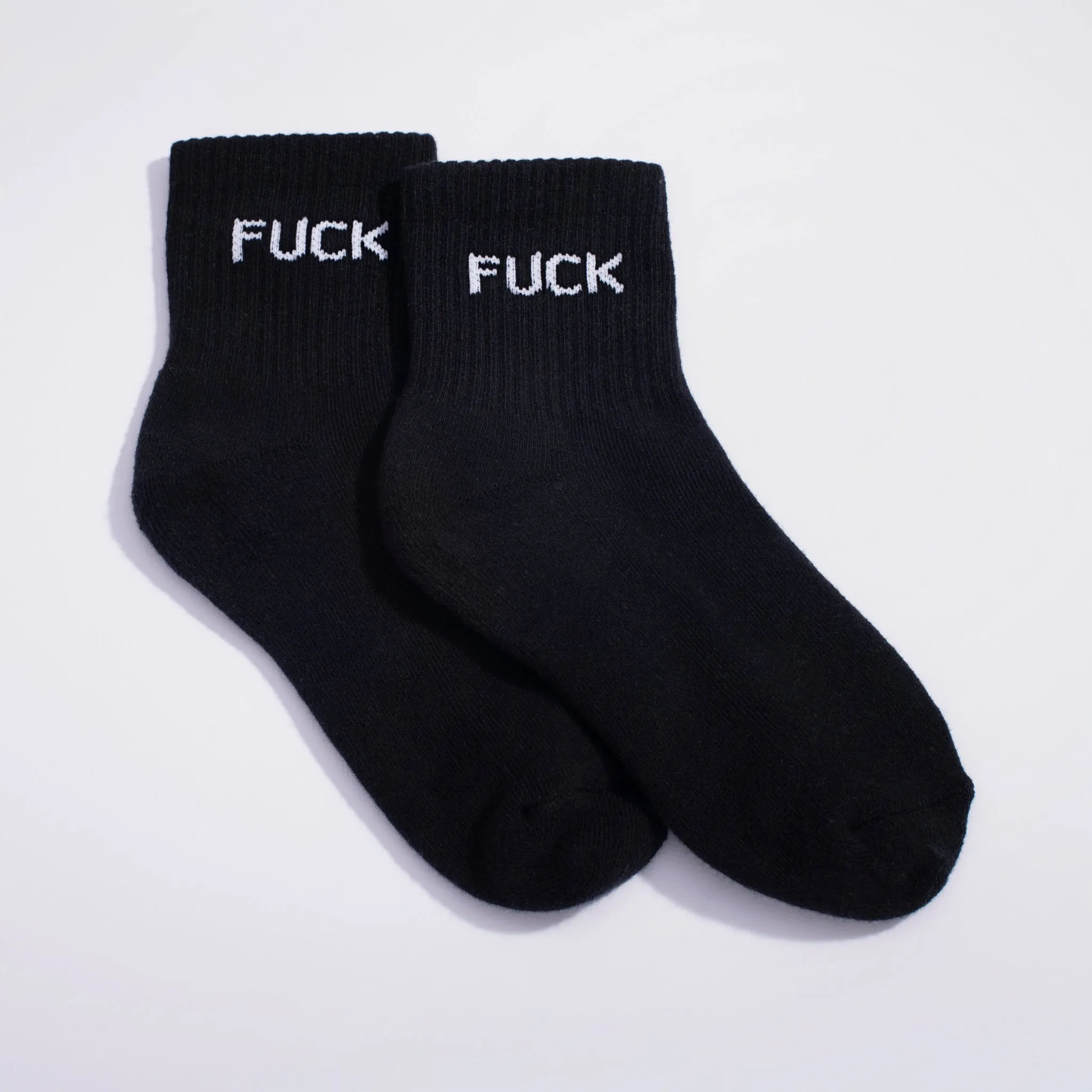 Fuck Quarter Crew Socks sold by Modcloth product image thumbnail 2