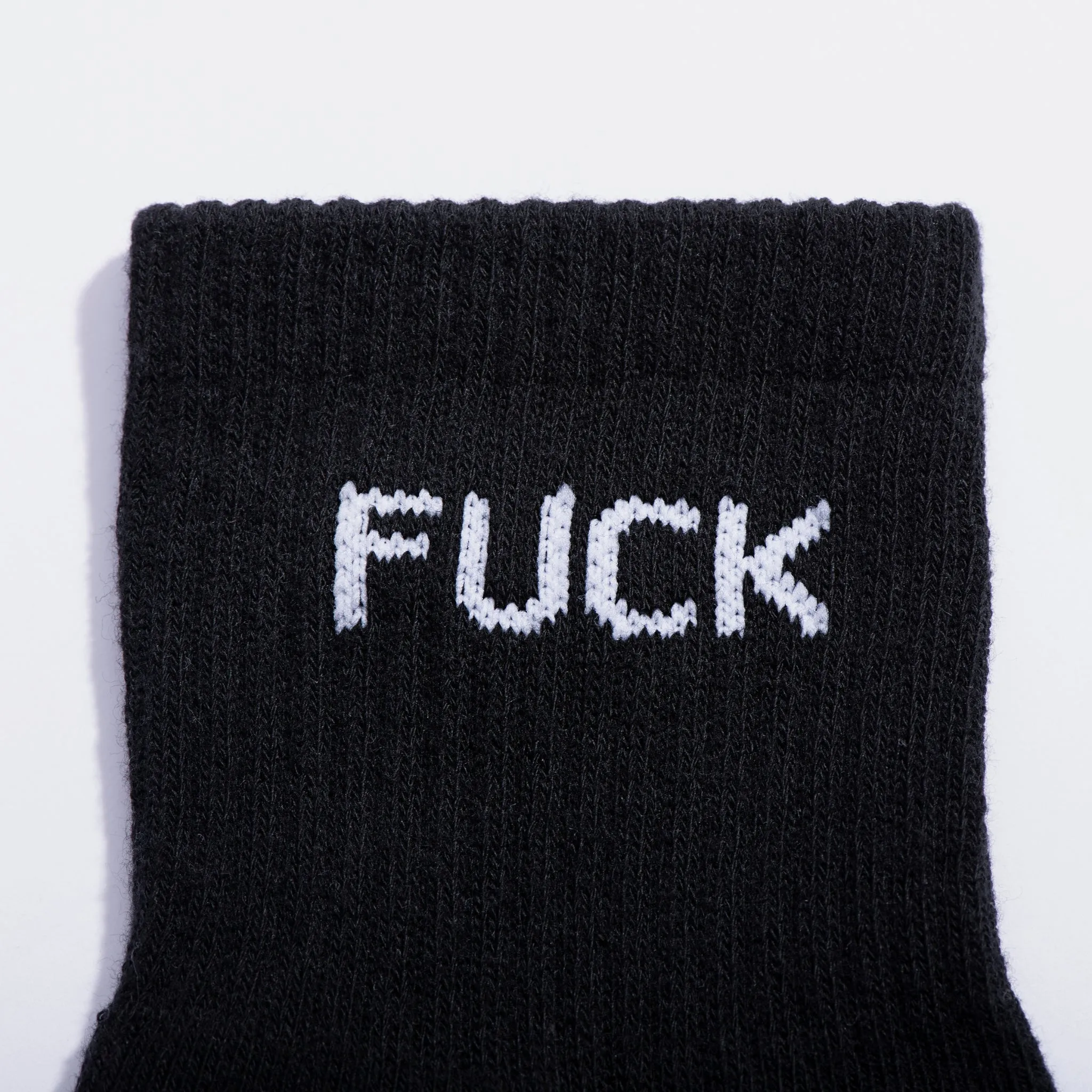 Fuck Quarter Crew Socks sold by Modcloth product image thumbnail 5