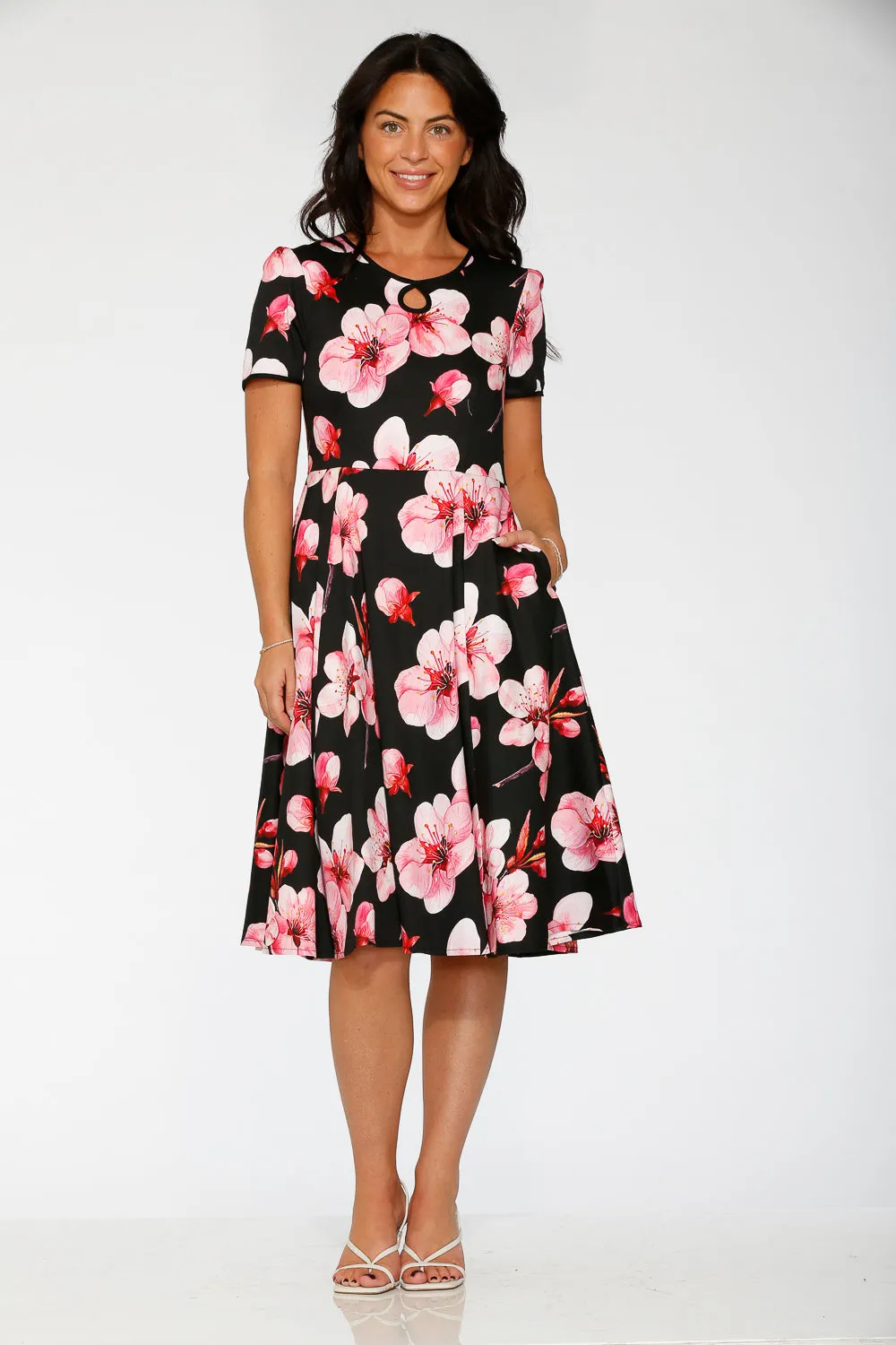 Black Orchid Bloom Swing Dress sold by Modcloth product image thumbnail 2