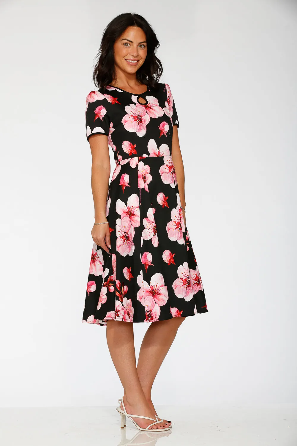Black Orchid Bloom Swing Dress sold by Modcloth product image thumbnail 5