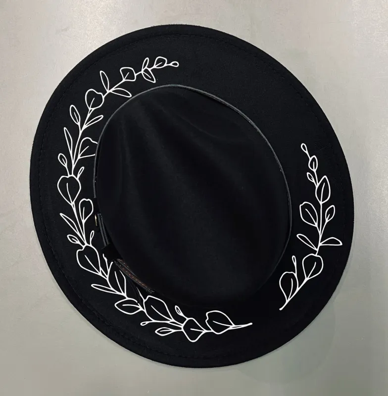 Vegan Felt Hat - Wide Brim - Eucalyptus sold by Modcloth