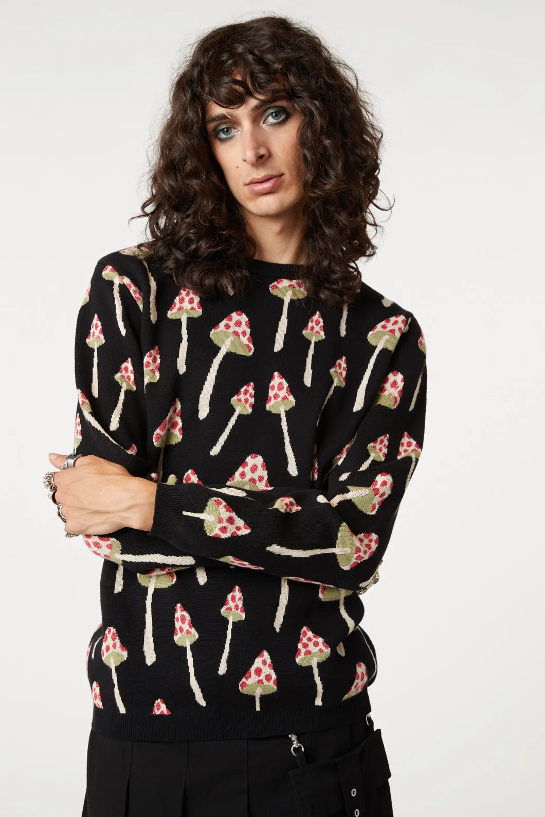 Shroom Cap Knit Sweater sold by Modcloth