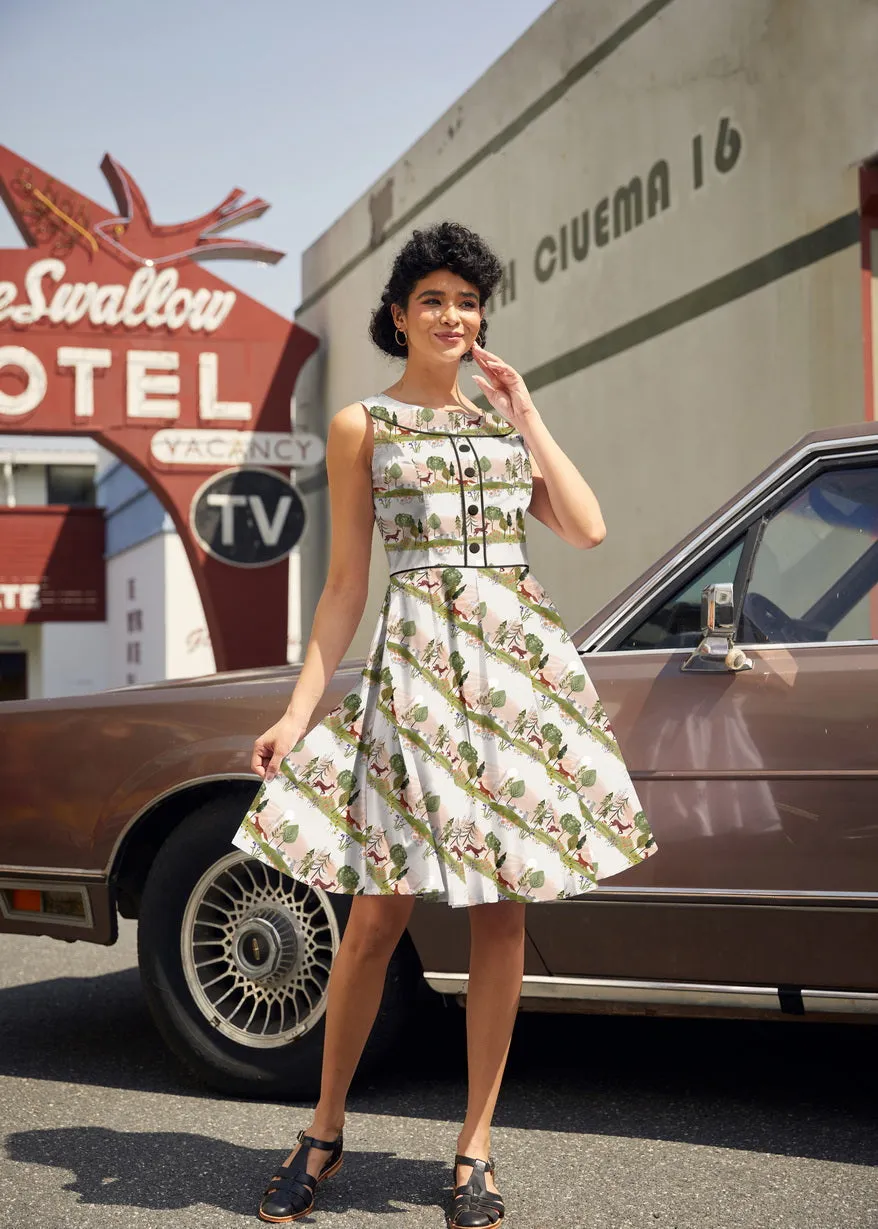 Elizabeth Dress in Woodland Sunset sold by Modcloth