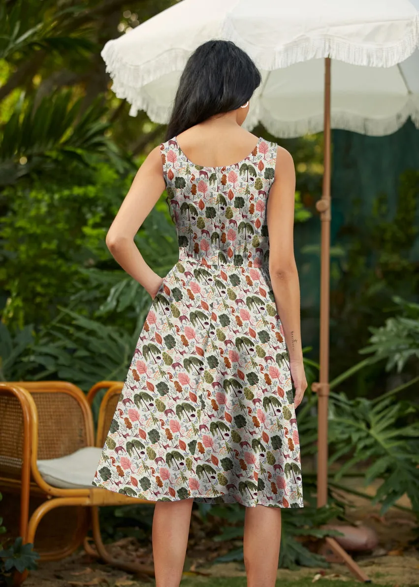 Woodland Vintage Dress in Cream sold by Modcloth product image thumbnail 3