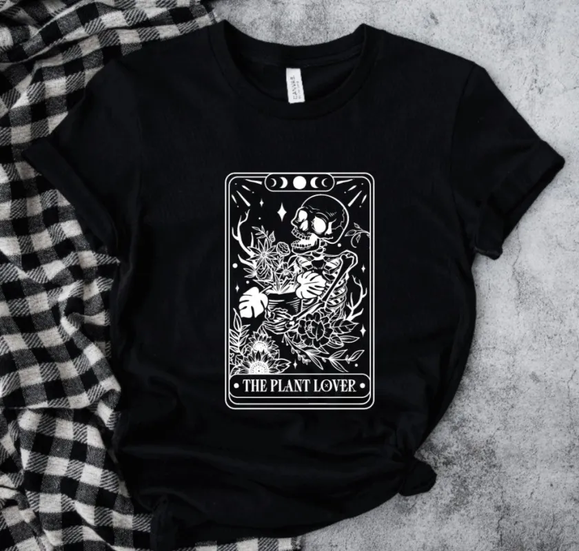 The Plant Lover Tarot T-Shirt made by Modcloth