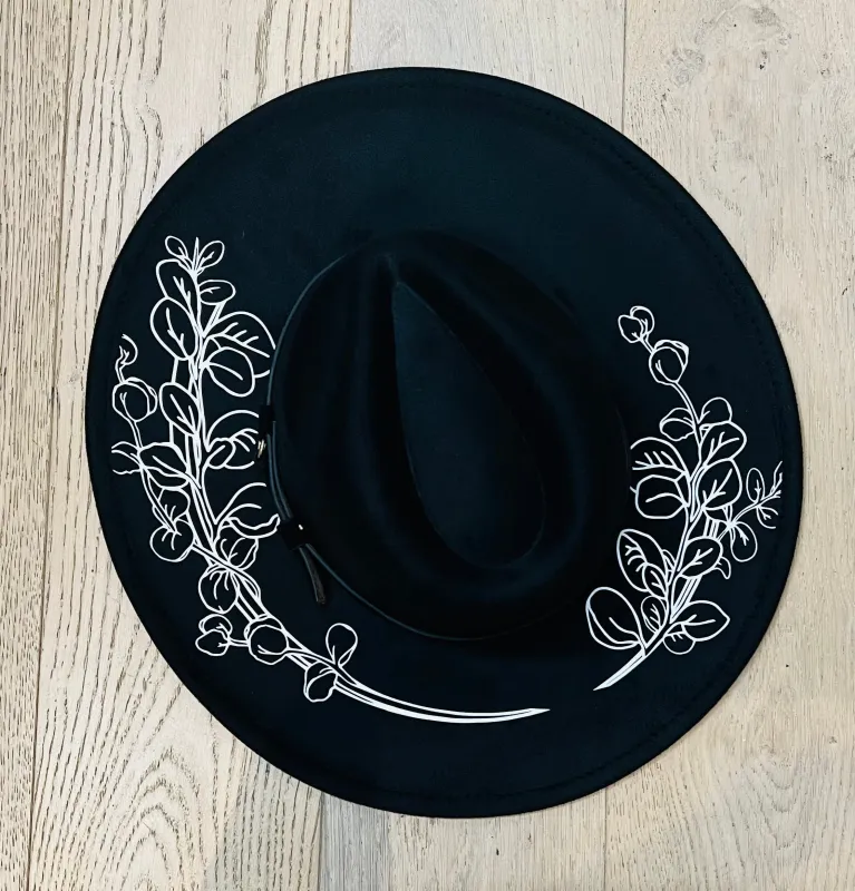 Vegan Felt Hat - XL Brim - Large Eucalyptus made by Modcloth