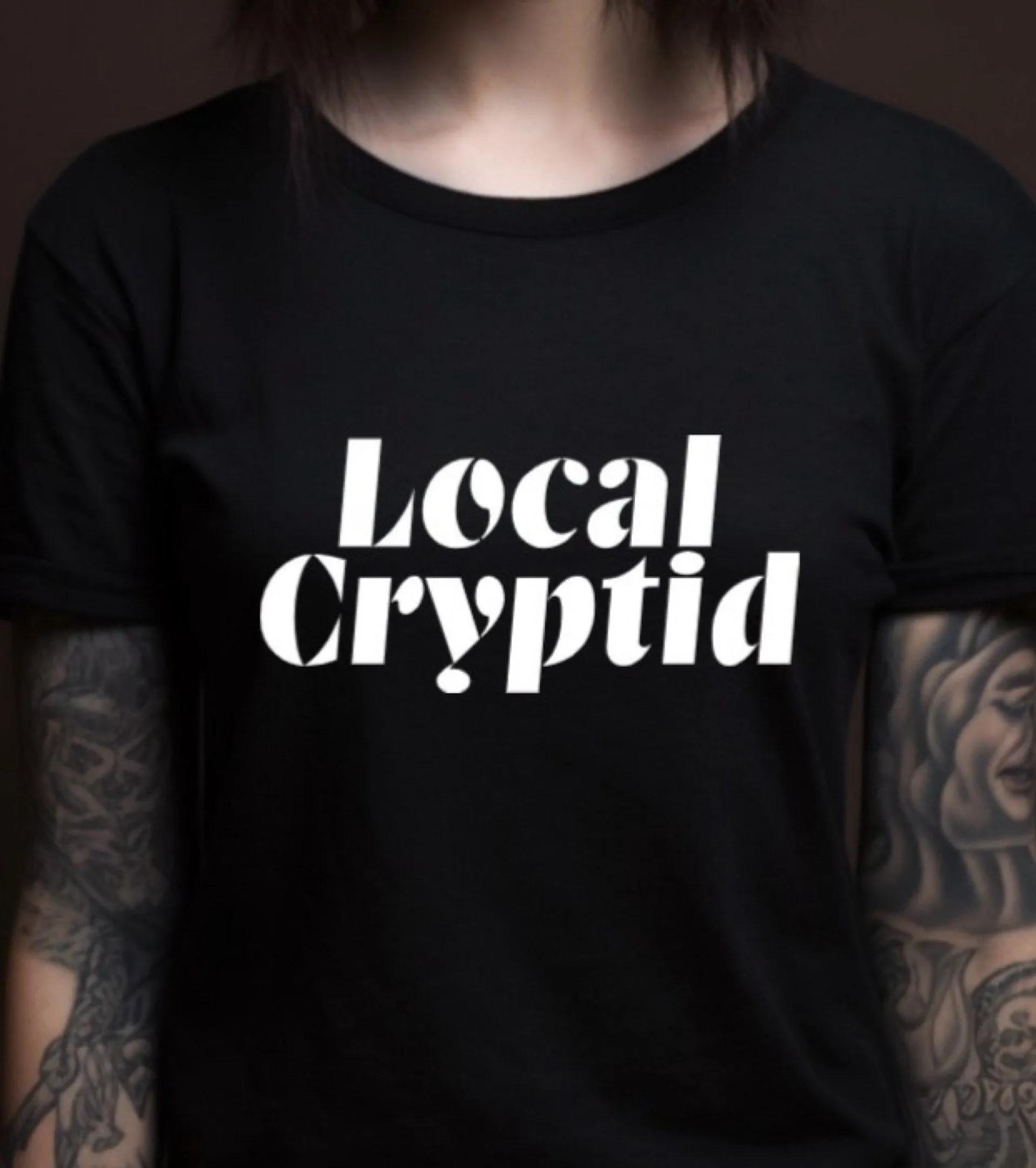 Local Cryptid Glow in the Dark: T-Shirt, Pullover, Hoodie, Tank or Long Sleeve sold by Modcloth