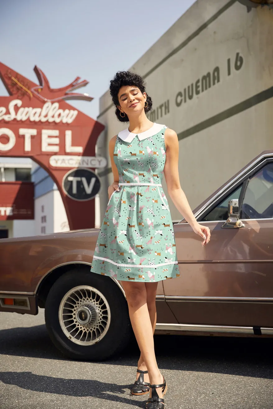 Retro Mod Collared Dress Dogs sold by Modcloth product image thumbnail 3