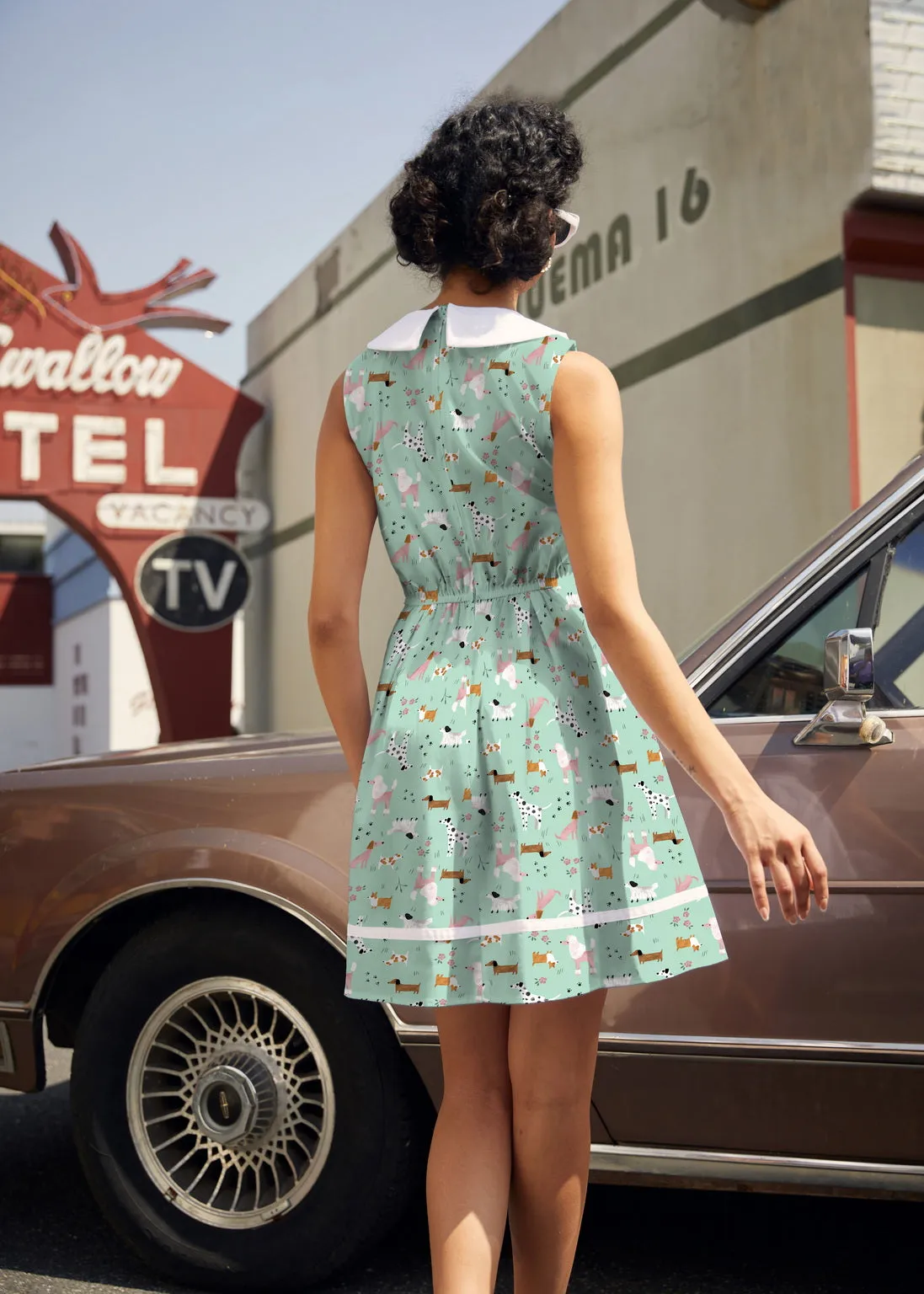 Retro Mod Collared Dress Dogs sold by Modcloth product image thumbnail 4