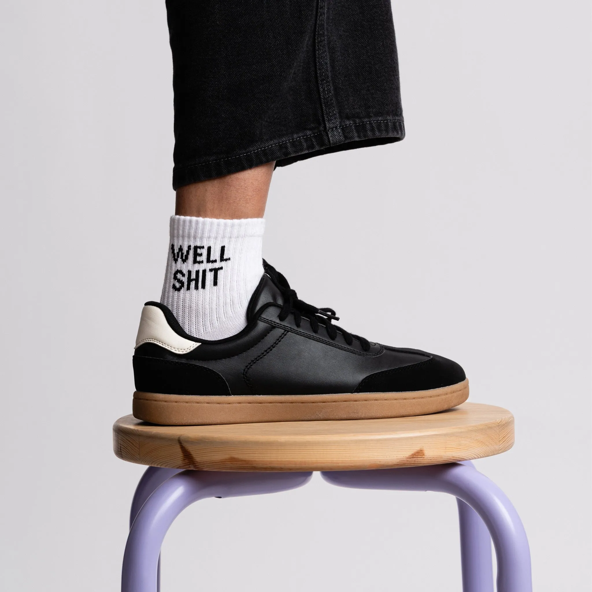 Well Shit Quarter Crew Socks sold by Modcloth product image thumbnail 2