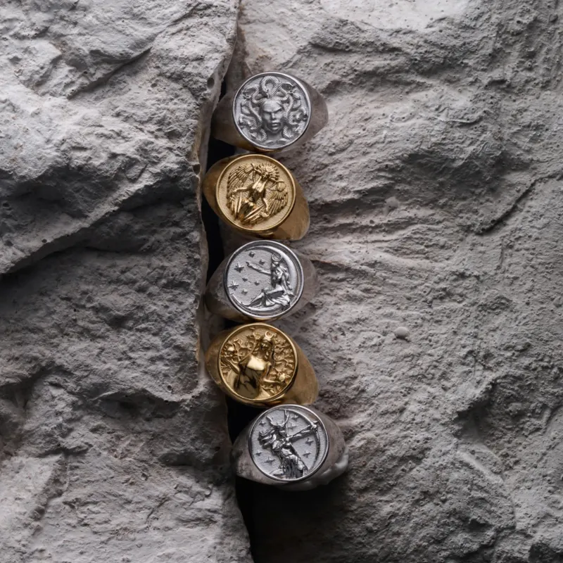 Goddess Signet Ring made by Awe Inspired