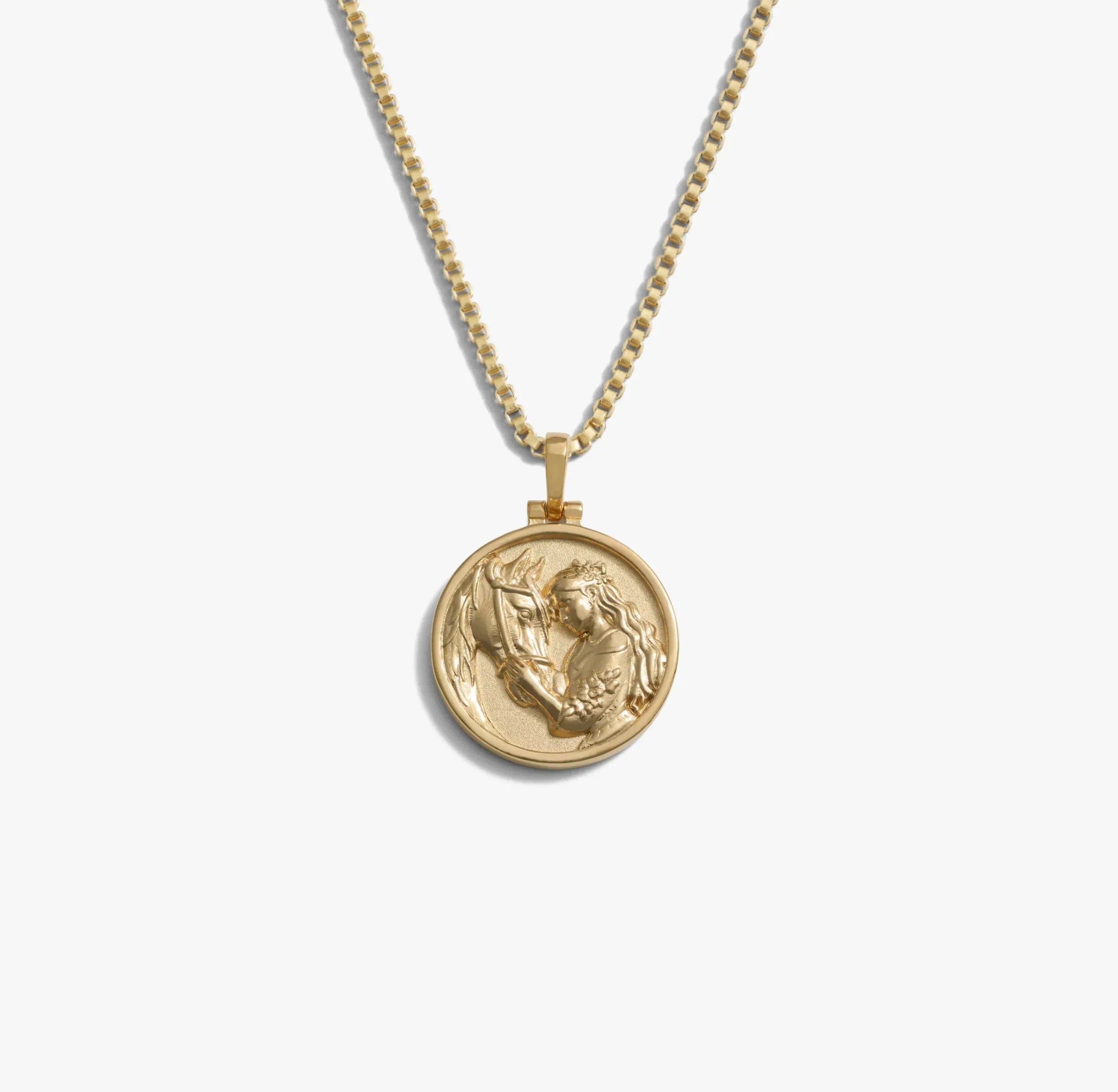 Goddess Pendant Necklace sold by Modcloth
