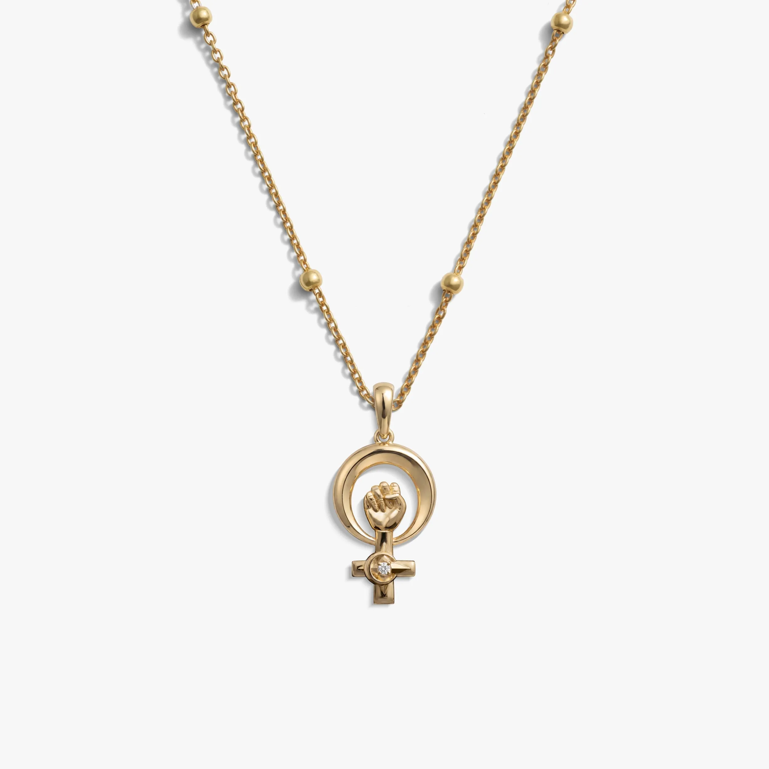 Woman Power Necklace sold by Modcloth