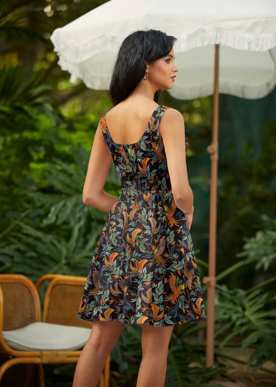 Vintage Style Mini Dress Birds of a Feather sold by Modcloth product image thumbnail 4