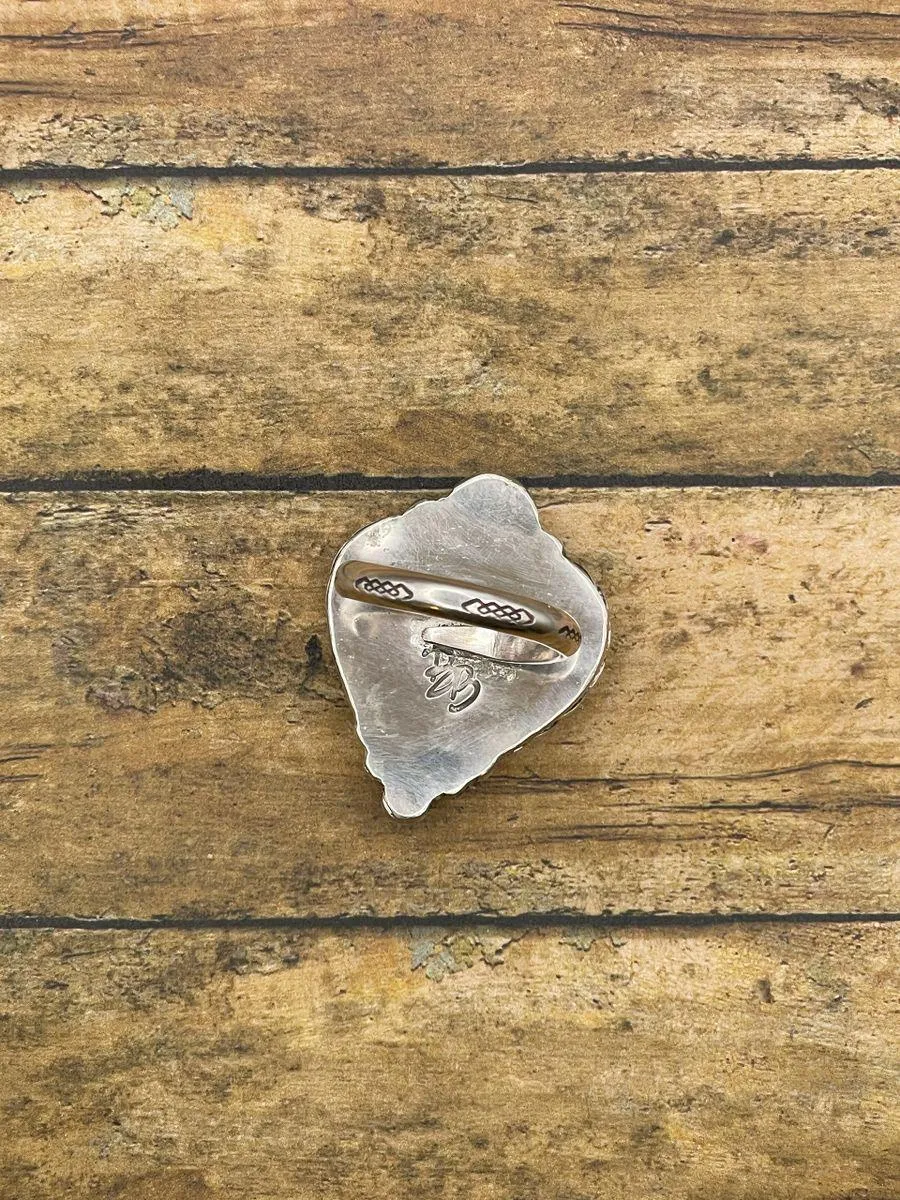 Ava - White Buffalo Turquoise Heart Ring sold by Modcloth product image thumbnail 5