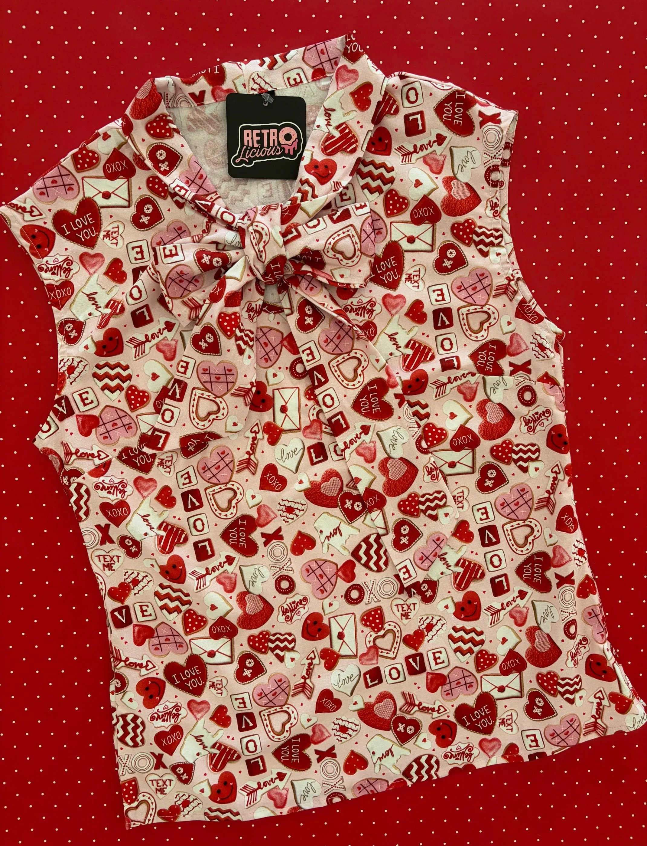 Vintage Style Bow Top in XOXO sold by Modcloth product image thumbnail 5