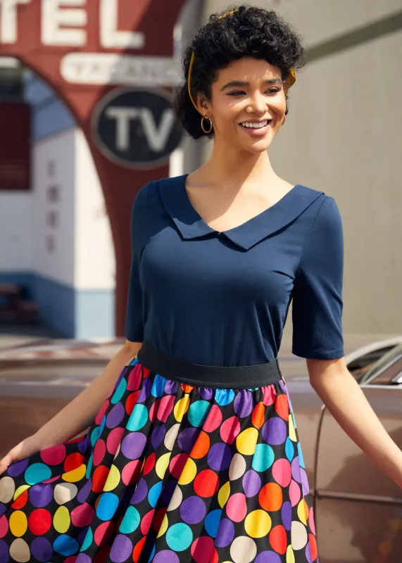 Properly Playful Collared Tee made by Modcloth