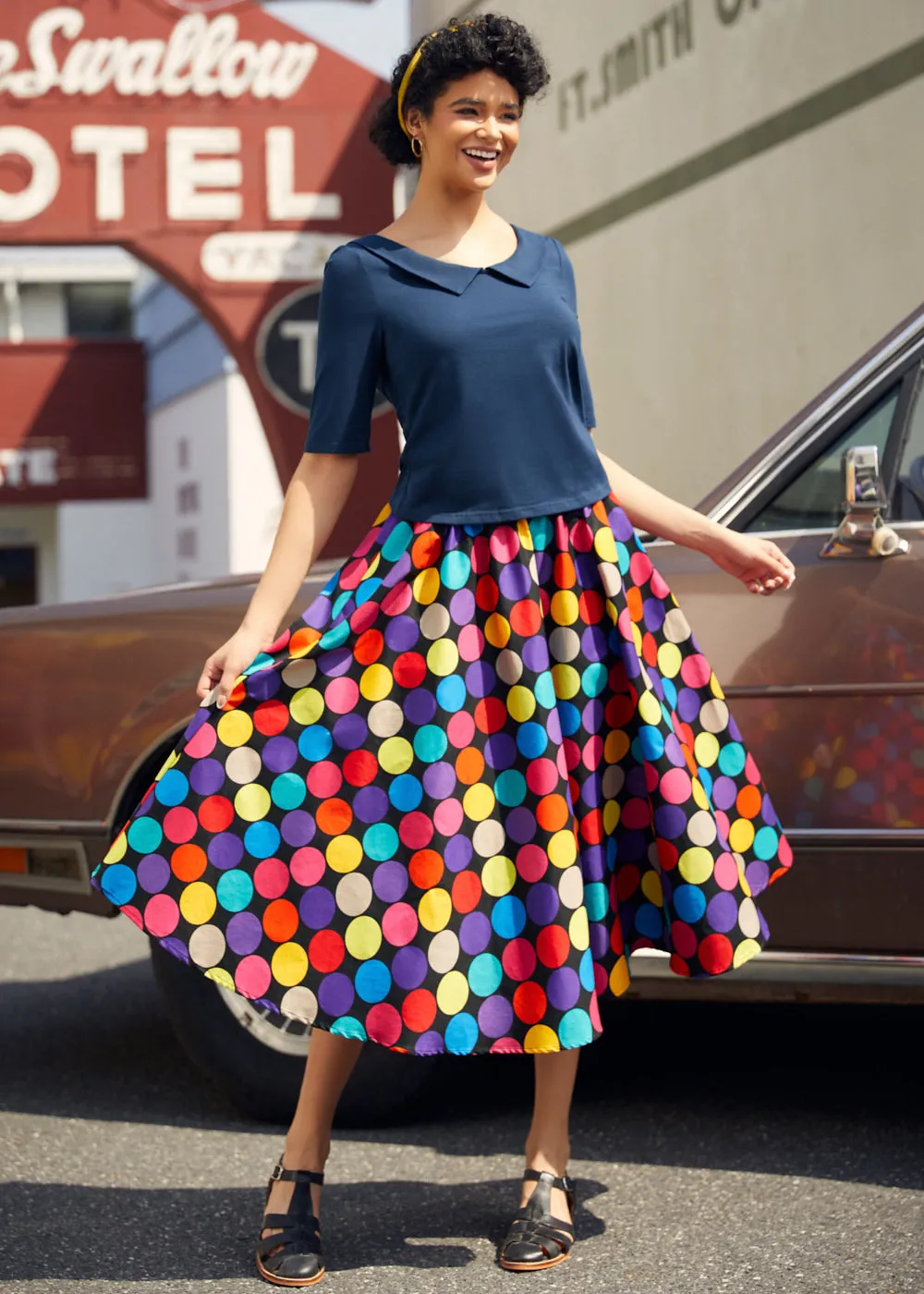 Properly Playful Collared Tee sold by Modcloth product image thumbnail 5