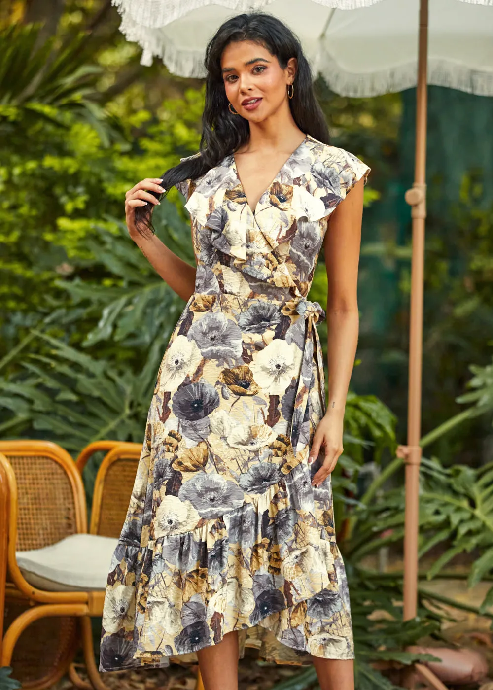 Wrap Star Ruffle Dress sold by Modcloth product image thumbnail 3