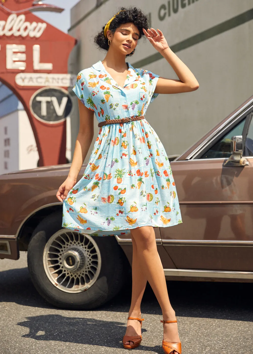Waist Side Story Fit & Flare Dress sold by Modcloth product image thumbnail 3