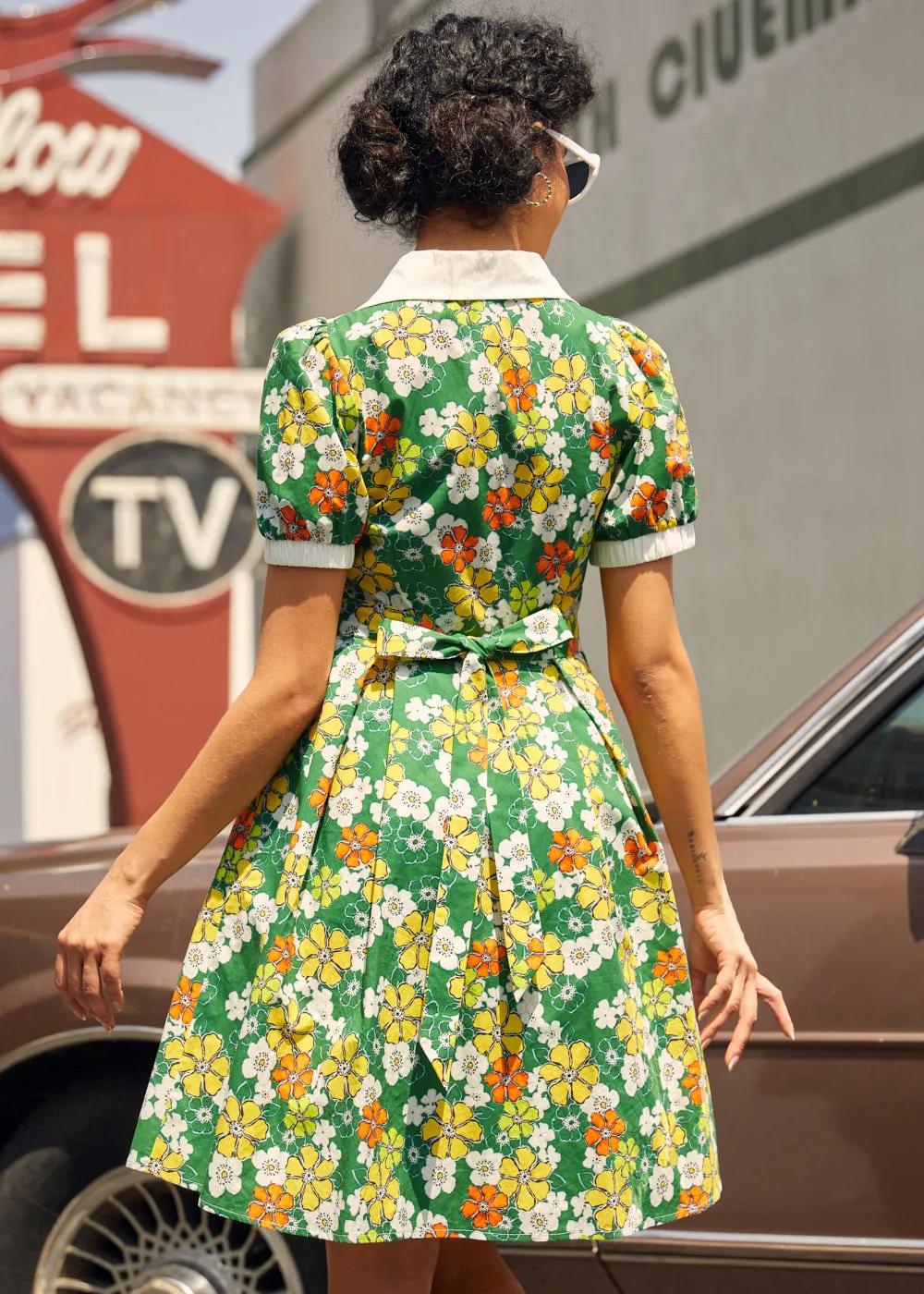 Served With a Smile Fit & Flare Dress sold by Modcloth product image thumbnail 5