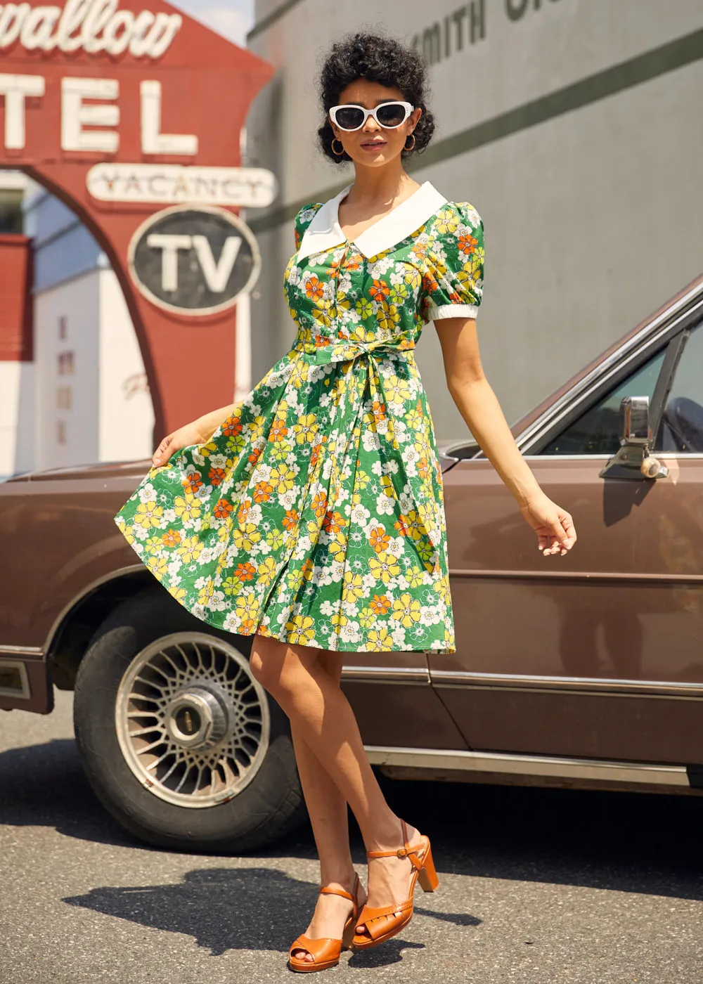 Served With a Smile Fit & Flare Dress sold by Modcloth product image thumbnail 4