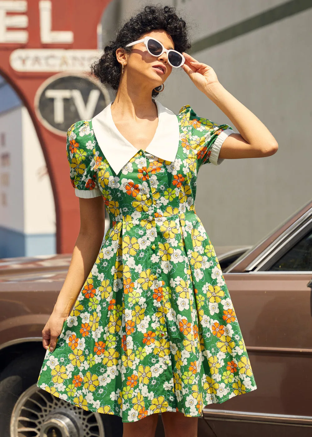 Served With a Smile Fit & Flare Dress sold by Modcloth product image thumbnail 2