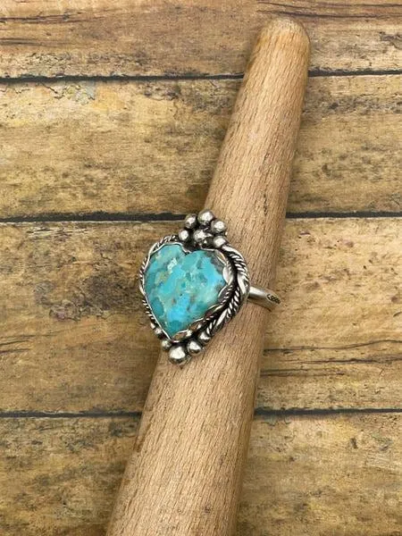 Brandy - Turquoise Heart Ring sold by Modcloth product image thumbnail 2