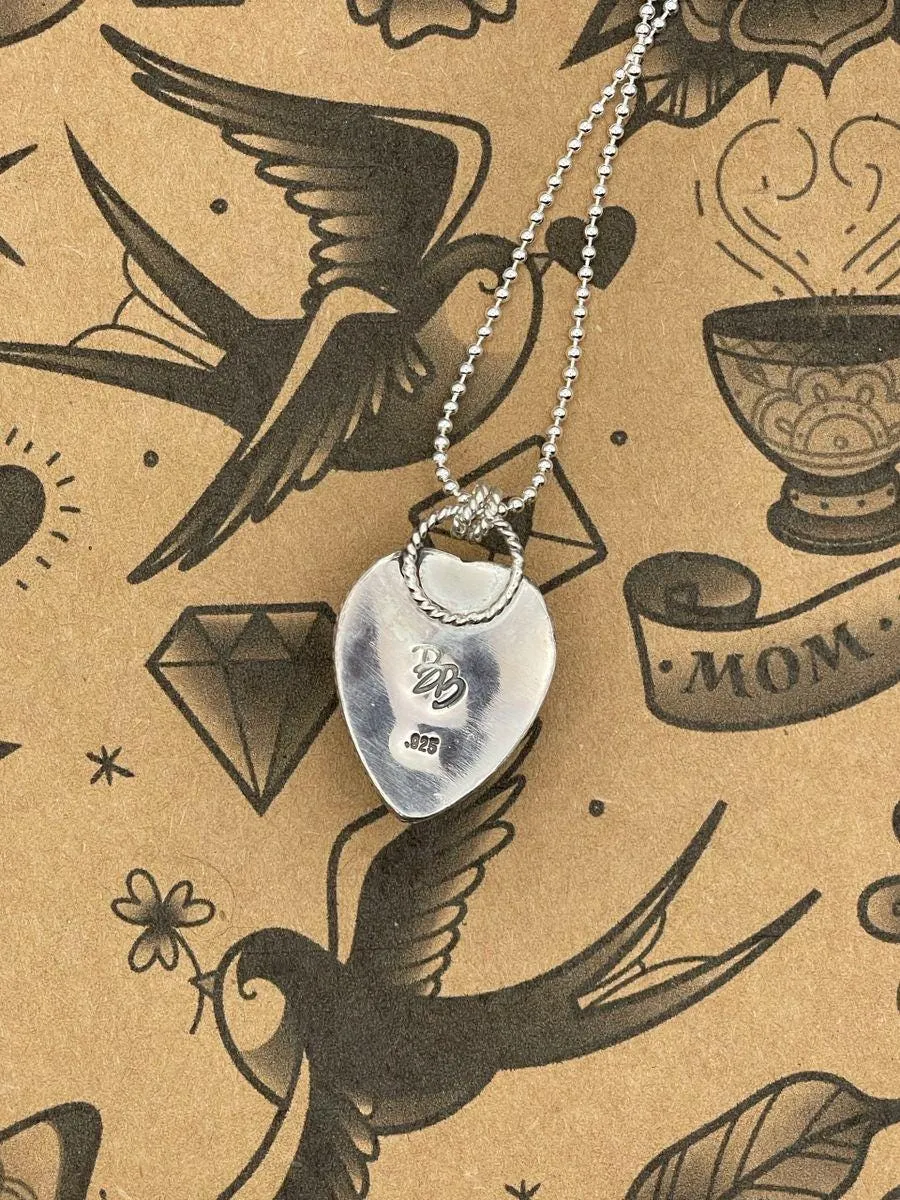 Welch - Black Scorpion in Red Resin Heart Pendant Necklace sold by Modcloth product image thumbnail 3