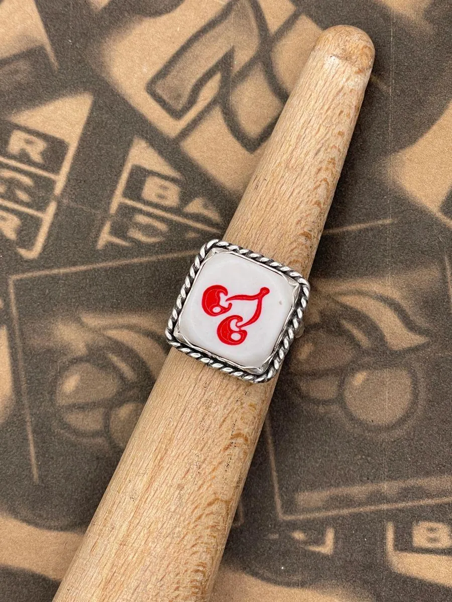 Vegas - Vintage Slot Machine Cherry Dice Ring sold by Modcloth