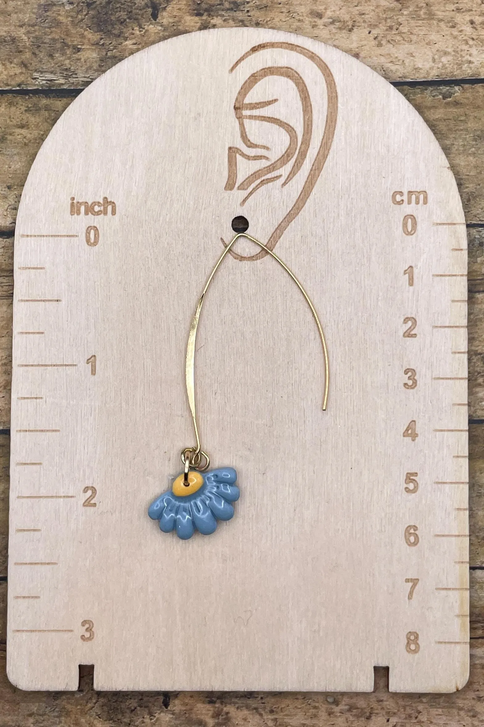 Spring Fling - Forget Me Not Blue Flower Earrings: Handmade Polymer Clay sold by Modcloth product image thumbnail 2