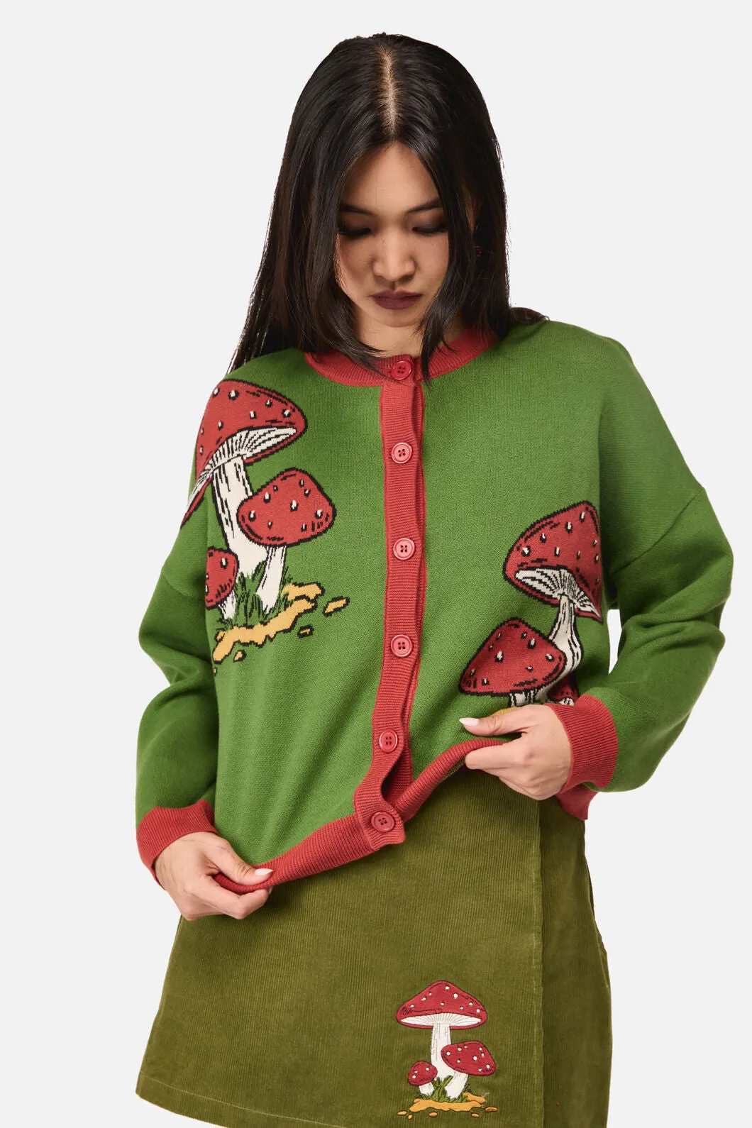 Toadstool Cottagecore Cotton Cardigan sold by Modcloth