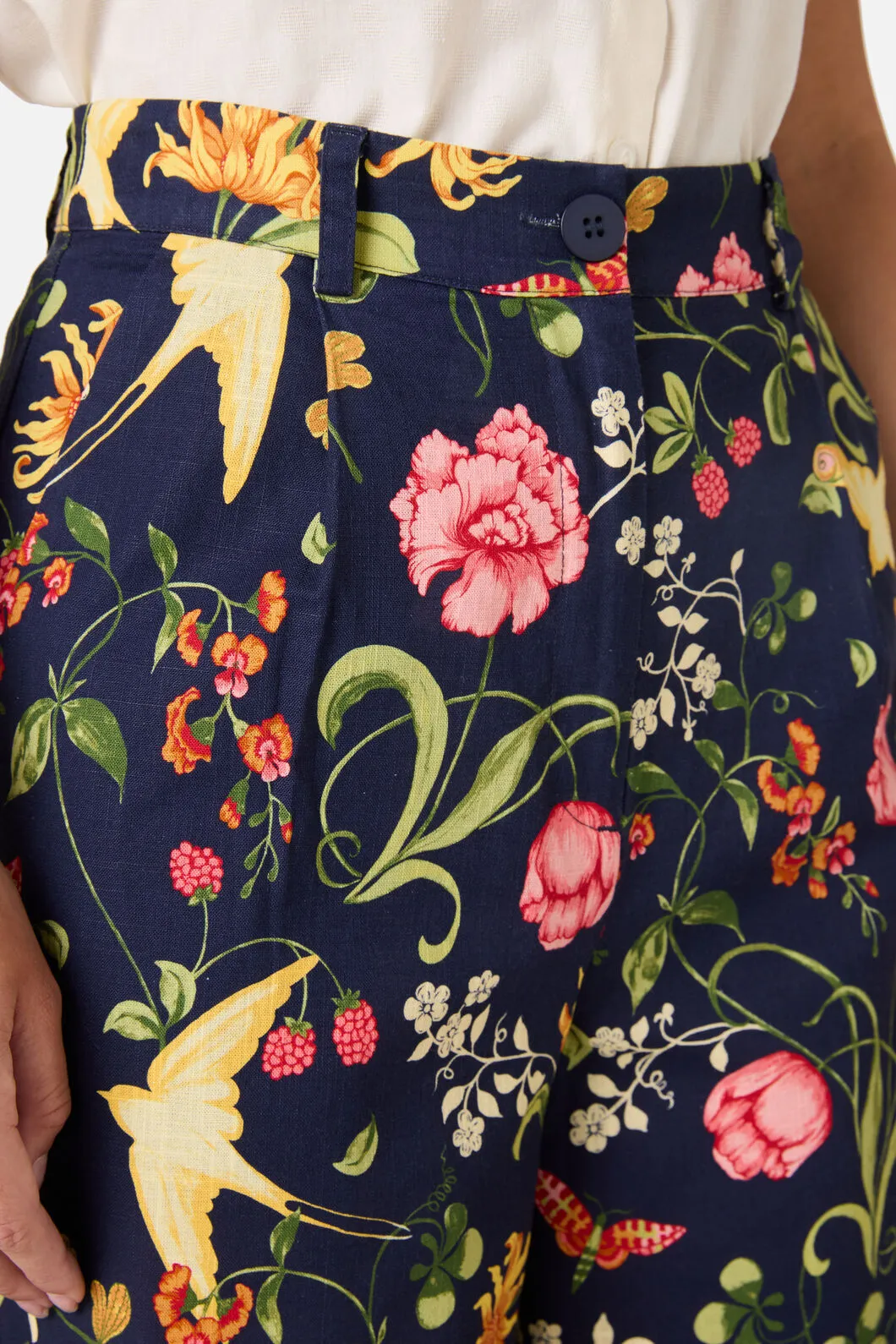 Whimsical Garden Wide Leg Cotton Pants sold by Modcloth product image thumbnail 3