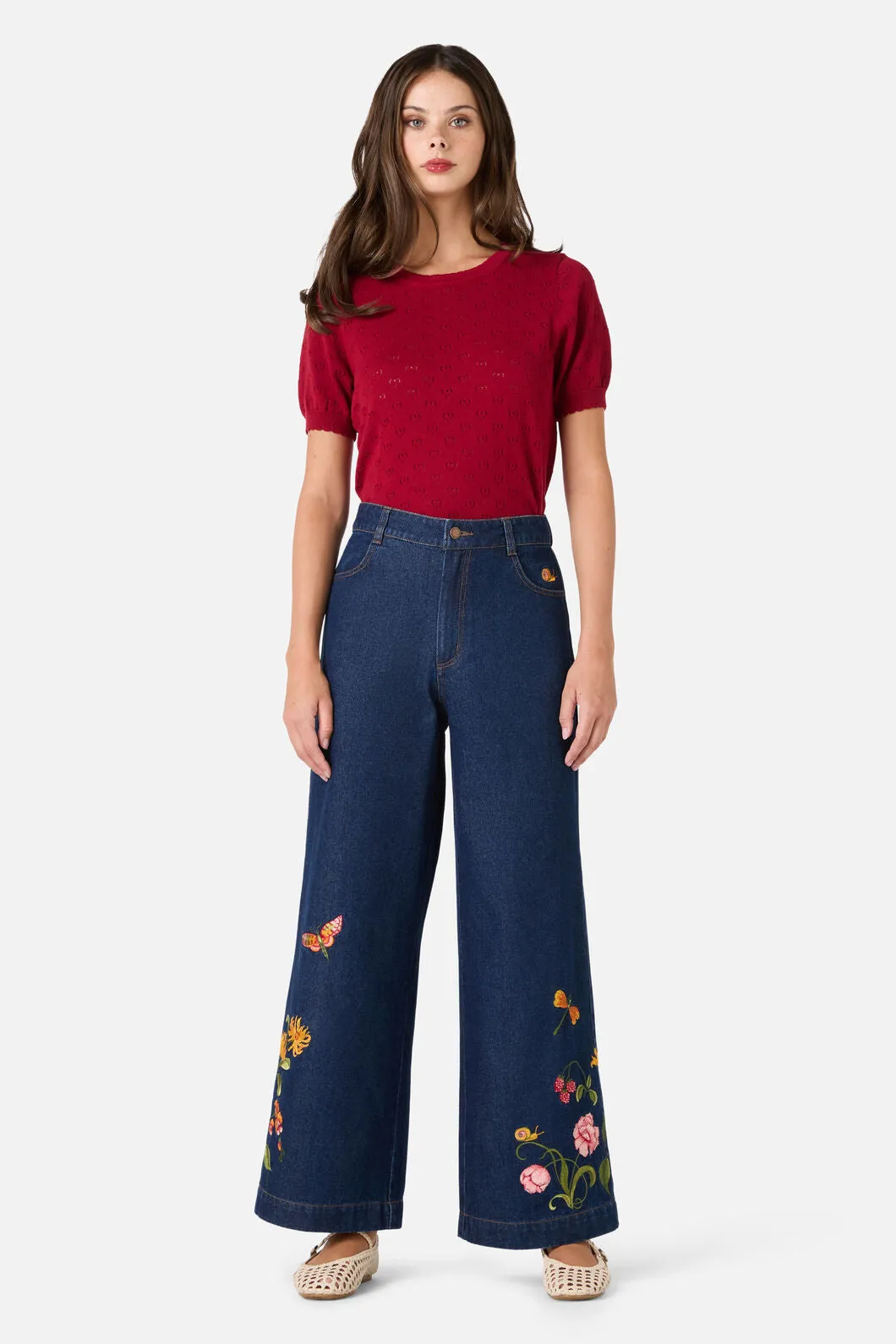 Whimsical Embroidered Jean sold by Modcloth product image thumbnail 3