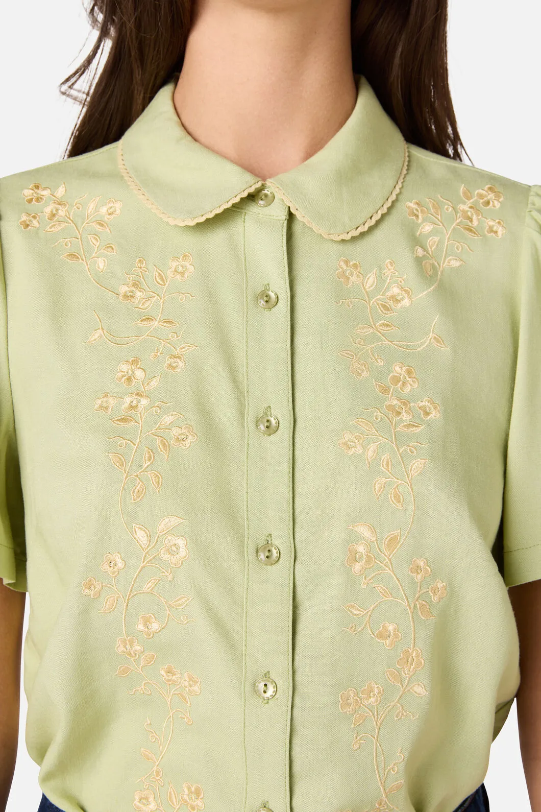 Whimsical Embroidered Blouse sold by Modcloth product image thumbnail 2