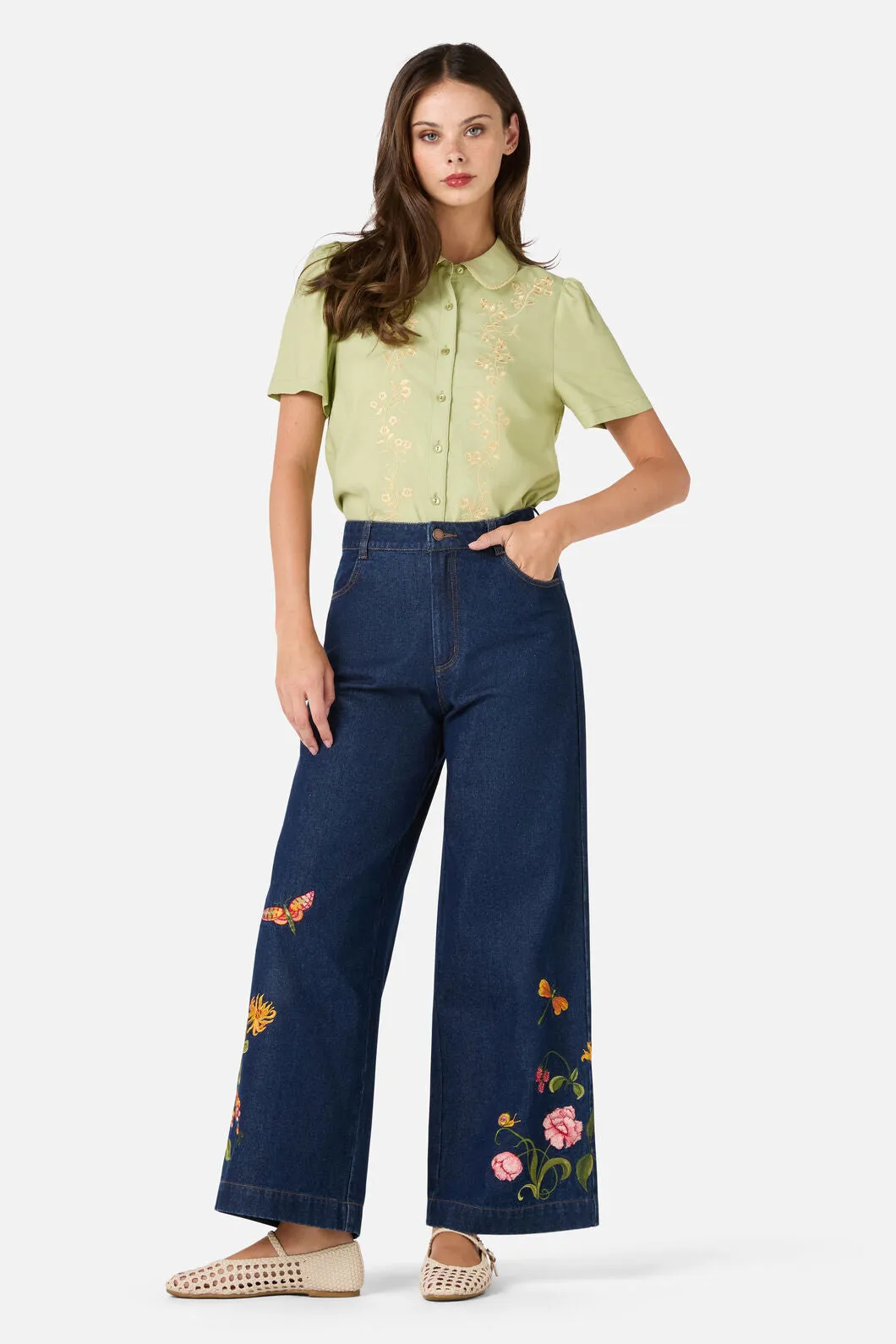 Whimsical Embroidered Blouse sold by Modcloth product image thumbnail 5