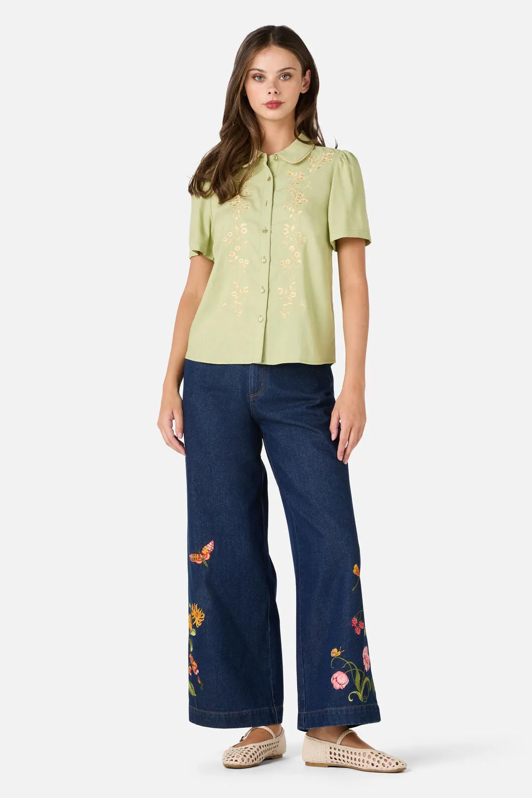 Whimsical Embroidered Blouse sold by Modcloth product image thumbnail 4