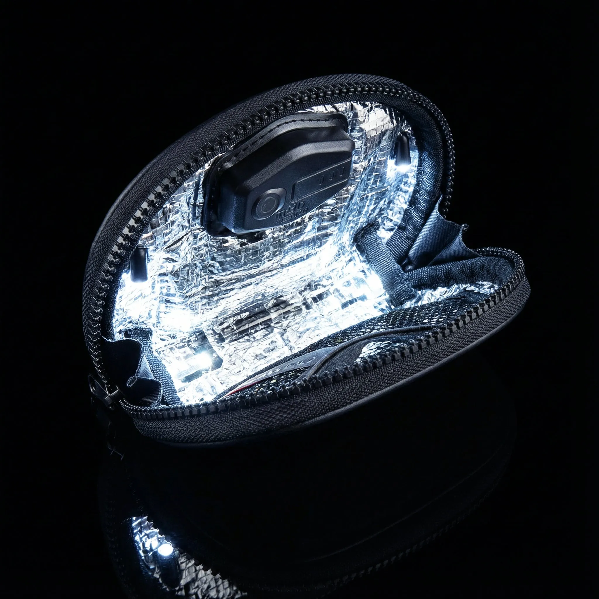 Luna Get Lit Light Up Makeup Bag - Fizz sold by Modcloth product image thumbnail 3