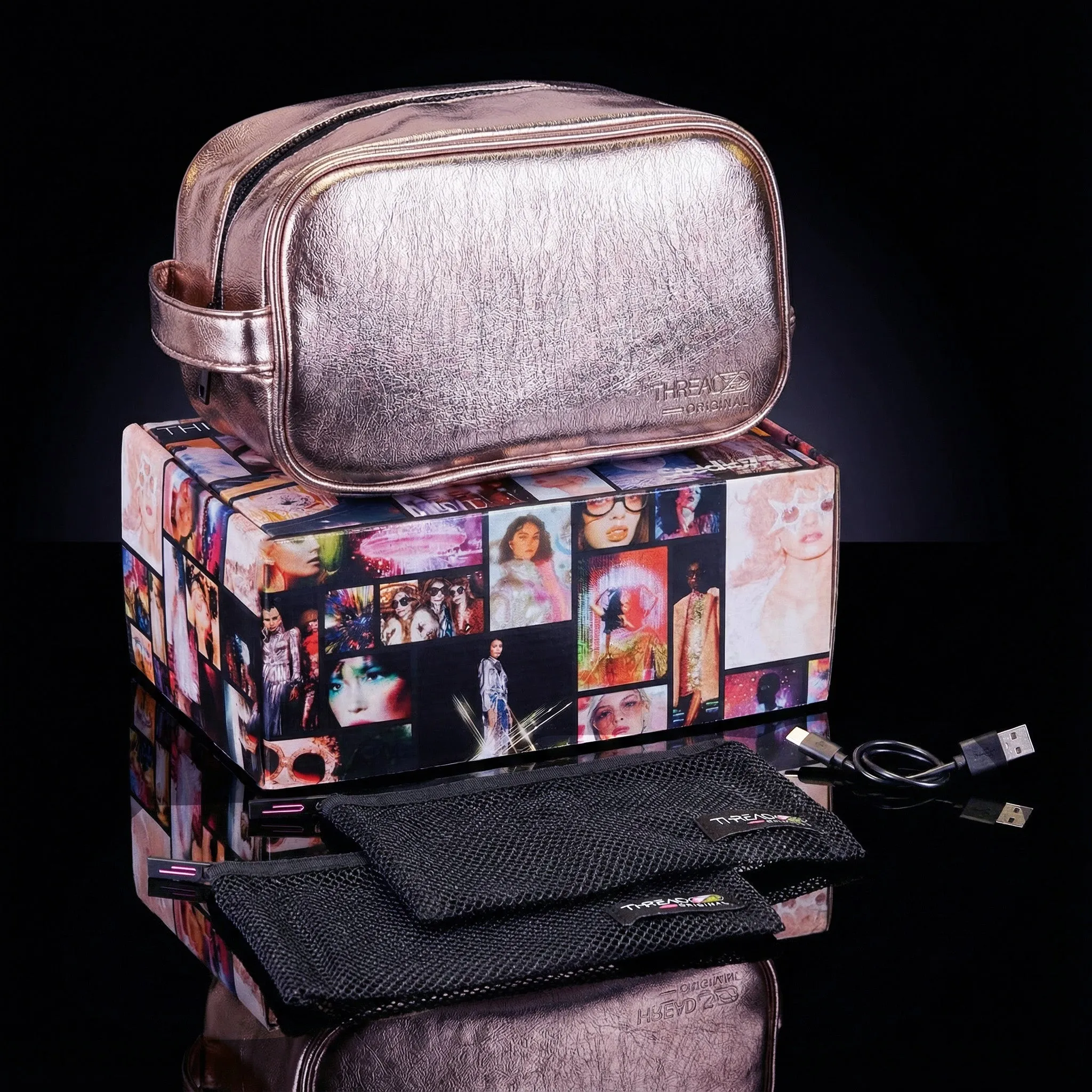 Aurora Get Lit - Light Up Makeup Bag - Fizz sold by Modcloth product image thumbnail 3