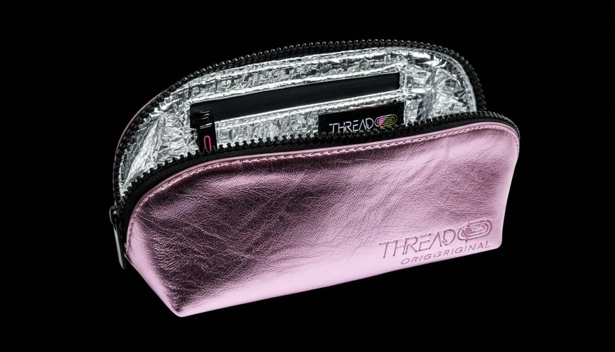 Lyra Insulated Makeup Bag - Pink sold by Modcloth product image thumbnail 5